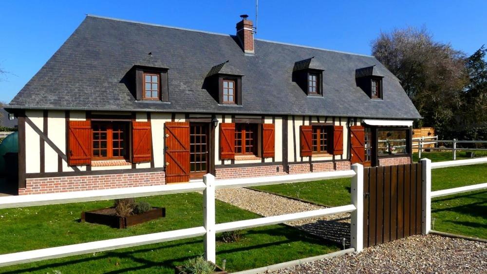 Le Pressoir Leilighet Beaumesnil  Eksteriør bilde