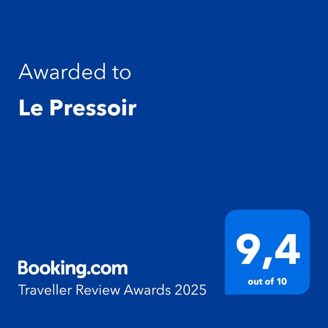 Le Pressoir Leilighet Beaumesnil  Eksteriør bilde